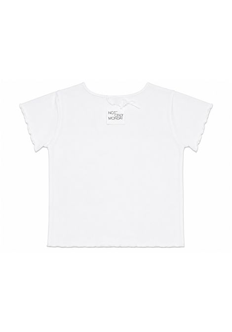 T-shirt con stampa NOT ONLY MONDAY | PIRLO STAMPAJERSEY ECRU STAMPA VERDE